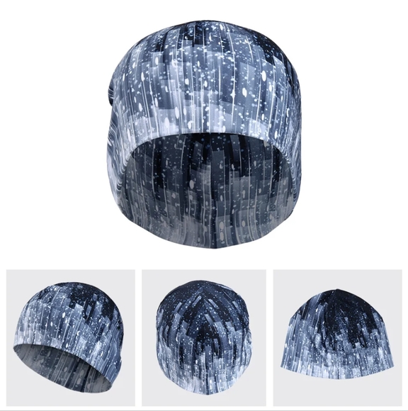 Windproof Skull Cap Helmet Liner Winter Thermal Cycling Beanie Hat For Men Women - Picture 1 of 5